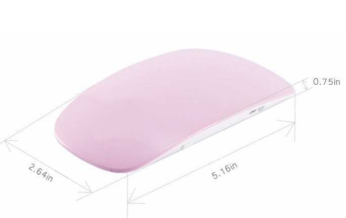 Light Therapy Machine in pink ABS plastic, featuring a slim rounded design and compact portable shape