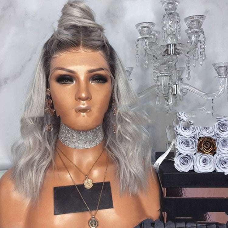 European and American Long Curly Wig