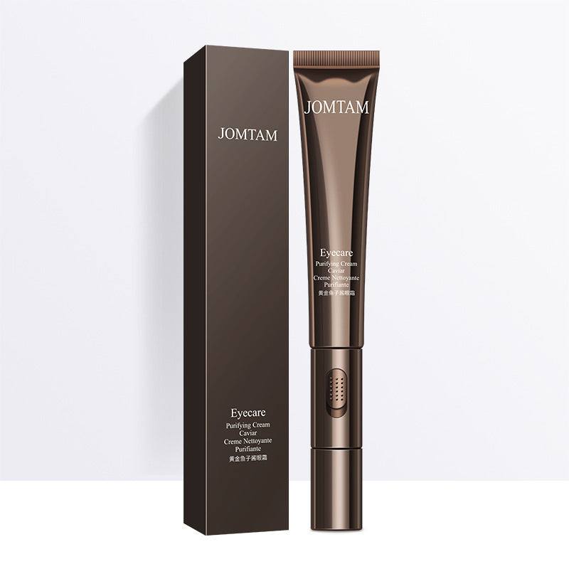 Revitalizing Eye Cream in a metallic bronze tube with matching rectangular box and precision applicator tip
